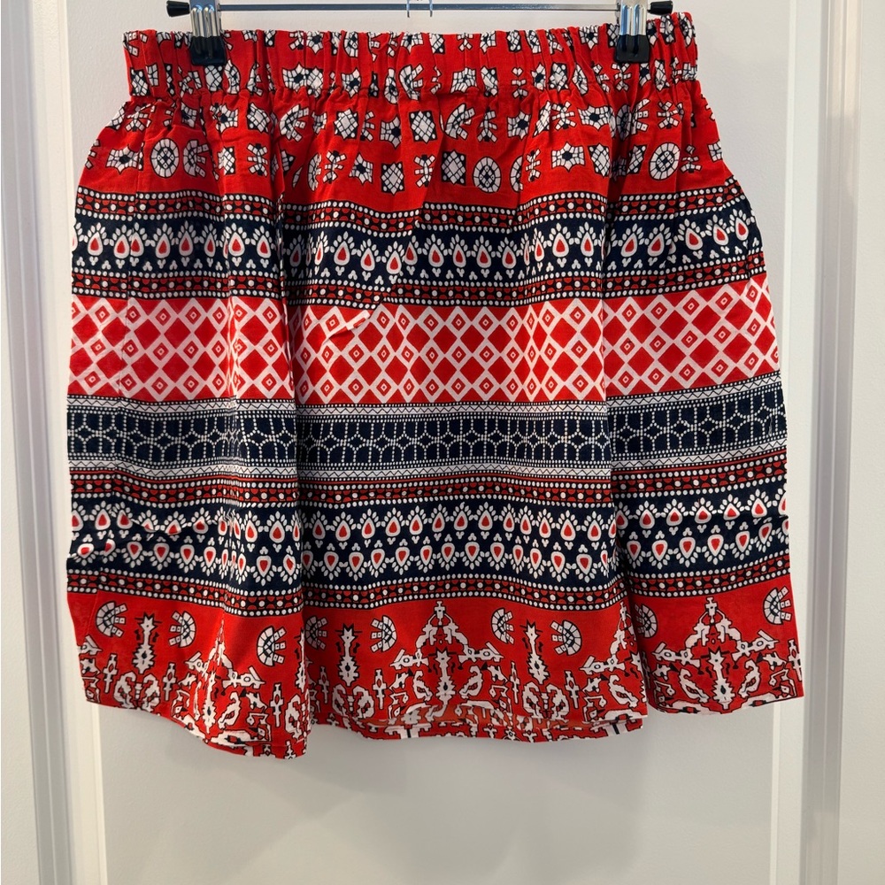 Raga Brand red, white and black mini skirt 
Size S
NWT
$25